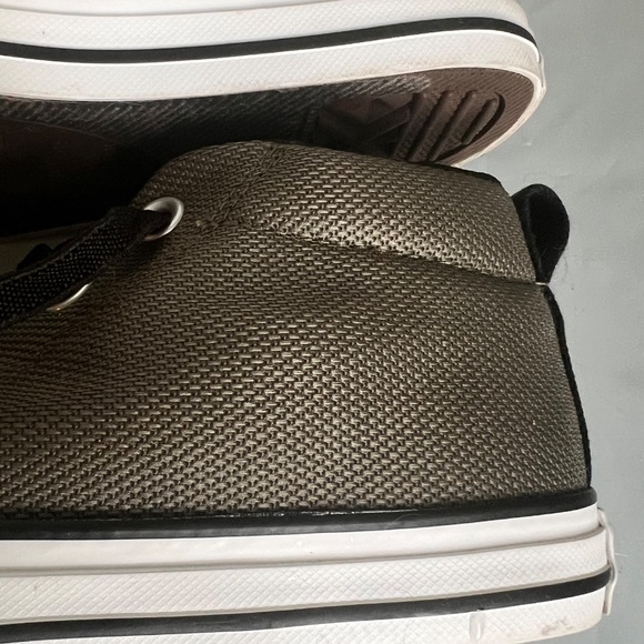 Converse Kids Chuck Taylor All Star Street Basket Weave Mesh Olive Green Sz 2.5 - Picture 3 of 9